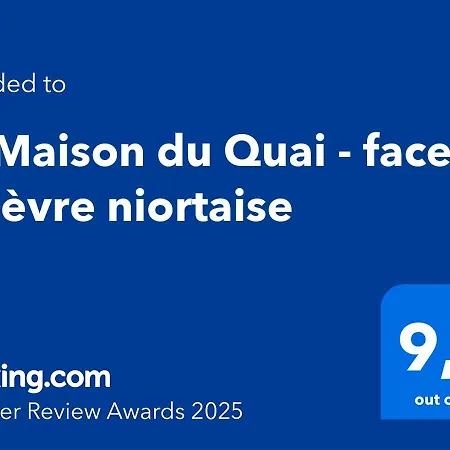 La Maison Du Quai - Face A La Sevre Niortaise